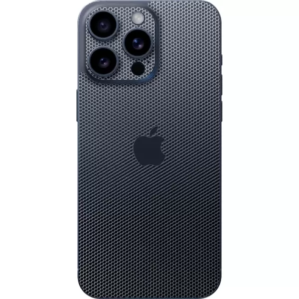 imageRazer Skin iPhone 15  Full Wrap  Premium 3M Cast Vinyl  Scratch Resistant  Unique Designs ampamp Finishes  Easy Application  Black MetalDark Hive