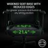 imageRazer Iskur V2 X Ergonomic Gaming Chair Builtin Lumbar Support  Widened Seat Base  High Density Foam Cushions  Adjustable 152 Degree Recline  2D Armrests  Plush Fabric Finish  Black