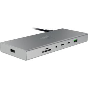 imageRazer USB 4 Dock 14 Ports Type C Type A HDMI DP Ethernet SD 35mm  Dual Monitor Up to 4K 120 Hz  Laptop ampamp Phone Fast Charge  Durable Lightweight Casing  Windows ampamp Mac Compatible  MercuryMercury