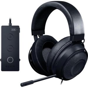 imageRazer Kraken Tournament Edition THX 71 Surround Sound Gaming Headset Retractable Noise Cancelling Mic  USB DAC  for PC PS4 PS5 Nintendo Switch Xbox One Xbox Series X ampamp S Mobile  GreenClassic Black