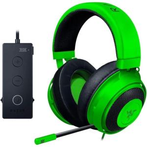 imageRazer Kraken Tournament Edition THX 71 Surround Sound Gaming Headset Retractable Noise Cancelling Mic  USB DAC  for PC PS4 PS5 Nintendo Switch Xbox One Xbox Series X ampamp S Mobile  GreenGreen