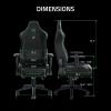 imageRazer Iskur Gaming Chair Ergonomic Lumbar Support System  MultiLayered Synthetic Leather Foam Cushions  Engineered to Carry  Memory Foam Head Cushion  BlackBlack