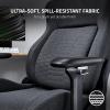imageRazer Iskur Gaming Chair Ergonomic Lumbar Support System  MultiLayered Synthetic Leather Foam Cushions  Engineered to Carry  Memory Foam Head Cushion  BlackGrey Fabric