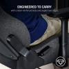 imageRazer Iskur Gaming Chair Ergonomic Lumbar Support System  MultiLayered Synthetic Leather Foam Cushions  Engineered to Carry  Memory Foam Head Cushion  BlackGrey Fabric