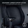 imageRazer Iskur Gaming Chair Ergonomic Lumbar Support System  MultiLayered Synthetic Leather Foam Cushions  Engineered to Carry  Memory Foam Head Cushion  BlackBlack