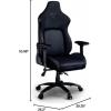 imageRazer Iskur Gaming Chair Ergonomic Lumbar Support System  MultiLayered Synthetic Leather Foam Cushions  Engineered to Carry  Memory Foam Head Cushion  BlackBlack