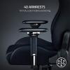 imageRazer Iskur Gaming Chair Ergonomic Lumbar Support System  MultiLayered Synthetic Leather Foam Cushions  Engineered to Carry  Memory Foam Head Cushion  BlackBlack