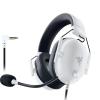 imageRazer BlackShark V2 X PlayStation Gaming Headset 50mm Drivers  Cardioid Mic  Lightweight  Comfortable Noise Isolating Earcups  for PS5 Xbox Series X PC Switch via 35 mm Audio Jack  White