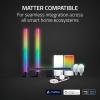 imageRazer Aether Standing Light Bars Front ampamp Back Lighting  Individual Bar Customization  Single USB C Cable  Chroma RGB  Works with Alexa Google Home  Razer Gamer Room App for Unified Control