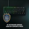 imageRazer Huntsman V3 Pro Mini 60 Esports Gaming Keyboard Analog Optical Switches Snap Tap  Rapid Trigger  Adjustable Actuation  DualPurpose Mod Keys  Doubleshot PBT Keycaps  WhiteClassic Black