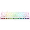 imageRazer Huntsman V3 Pro Mini 60 Esports Gaming Keyboard Analog Optical Switches Snap Tap  Rapid Trigger  Adjustable Actuation  DualPurpose Mod Keys  Doubleshot PBT Keycaps  WhiteWhite