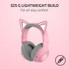 imageRazer Kraken Kitty V2 BT Wireless RGB Headset Chroma RGB Kitty Ears ampamp Earcups  Bluetooth 5240 mm Drivers  NoiseCancelling Mics  Lightweight  40 Hr Battery wType C Charging  BlackQuartz Pink