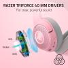 imageRazer Kraken Kitty V2 BT Wireless RGB Headset Chroma RGB Kitty Ears ampamp Earcups  Bluetooth 5240 mm Drivers  NoiseCancelling Mics  Lightweight  40 Hr Battery wType C Charging  BlackQuartz Pink