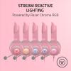 imageRazer Kraken Kitty V2 USB Wired Headset Chroma RGB Kitty Ears  Stream Reactive Lighting  HyperClear Cardioid Mic  40 mm Drivers  71 Surround Sound  Comfortable Ear Cushions  WhiteQuartz Pink