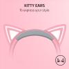 imageRazer Kraken Kitty V2 USB Wired Headset Chroma RGB Kitty Ears  Stream Reactive Lighting  HyperClear Cardioid Mic  40 mm Drivers  71 Surround Sound  Comfortable Ear Cushions  WhiteQuartz Pink