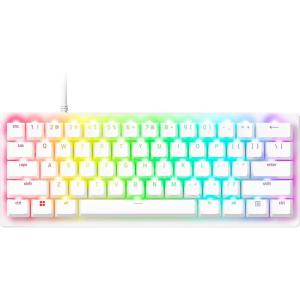 imageRazer Huntsman V3 Pro Mini 60 Esports Gaming Keyboard Analog Optical Switches Snap Tap  Rapid Trigger  Adjustable Actuation  DualPurpose Mod Keys  Doubleshot PBT Keycaps  WhiteWhite