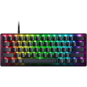 imageRazer Huntsman V3 Pro Mini 60 Esports Gaming Keyboard Analog Optical Switches Snap Tap  Rapid Trigger  Adjustable Actuation  DualPurpose Mod Keys  Doubleshot PBT Keycaps  WhiteClassic Black