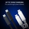 imageRazer Thunderbolt 4 Cable 08m  25ft Up to 40 Gigabits Per Second  Up to 8K Resolutions  Up to 100W Charging  Compatible with Windows PCMacThunderbolt 3 Devices  BlackBlack
