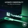 imageRazer Thunderbolt 4 Cable 08m  25ft Up to 40 Gigabits Per Second  Up to 8K Resolutions  Up to 100W Charging  Compatible with Windows PCMacThunderbolt 3 Devices  BlackBlack
