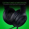 imageRazer Kraken X Ultralight Gaming Headset 71 Surround Sound  Lightweight Aluminum Frame  Bendable Cardioid Microphone  for PC PS4 PS5 Switch Xbox One Xbox Series XS Mobile  GreenClassic Black