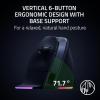 imageRazer Pro Click V2 Vertical Wireless Mouse 6 Button Ergonomic Design  One Click AI Prompt  Long Battery Life  Multi Device Connectivity via 24GHz Bluetooth or USB C Wired Mode  Chroma RGB