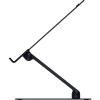 imageRazer Adjustable Laptop Stand Fits Most Tablets Laptops ampamp Macbooks 14 to 18quot  Adjust Height and Tilt  Durable Aluminum Construction  Vented Design  Foldable for Storage ampamp Travel  Black