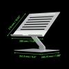 imageRazer Adjustable Laptop Stand Fits Most Tablets Laptops ampamp Macbooks 14 to 18quot  Adjust Height and Tilt  Durable Aluminum Construction  Vented Design  Foldable for Storage ampamp Travel  Mercury