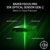 imageRazer Basilisk V3 Pro 35K Wireless Gaming Mouse HyperScroll Tilt Wheel  35K DPI Optical Sensor Gen 213 Customizable Controls  RGB  Optical Switches Gen 3  Up to 140 Hr Battery  Phantom Green