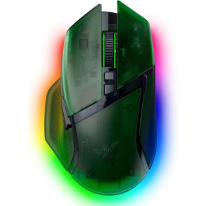 imageRazer Basilisk V3 Pro 35K Wireless Gaming Mouse HyperScroll Tilt Wheel  35K DPI Optical Sensor Gen 213 Customizable Controls  RGB  Optical Switches Gen 3  Up to 140 Hr Battery  Phantom Green