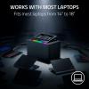 imageRazer Laptop Cooling Pad Adaptive Smart  Intelligent Fan Control  Airtight Pressure Chamber  Fits Most Laptops ampamp Macbooks 14 to 18quot  Preset ampamp Custom Fan Curves  3 Port USB Type A  Chroma RGB