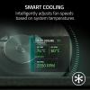 imageRazer Laptop Cooling Pad Adaptive Smart  Intelligent Fan Control  Airtight Pressure Chamber  Fits Most Laptops ampamp Macbooks 14 to 18quot  Preset ampamp Custom Fan Curves  3 Port USB Type A  Chroma RGB