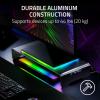 imageRazer Monitor Stand Chroma 4 Port Hub  USB A 32 USB C 32 HDMI 20  Ergonomic Height  Durable Aluminum Supports Up to 44 lbs  Organize Storage Shelf  Remappable RGB Buttons  Chroma RGB