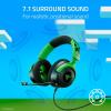 imageRazer Kraken V4 X Wired Gaming Headset 40 mm Drivers  Cardioid Mic  Memory Foam Cushions  Chroma RGB Lighting  Type C ampamp Type A Cable  for PC Mac PS5 Nintendo Switch  Pokmon EditionMinecraft Edition