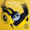 imageRazer Kraken V4 X Wired Gaming Headset 40 mm Drivers  Cardioid Mic  Memory Foam Cushions  Chroma RGB Lighting  Type C ampamp Type A Cable  for PC Mac PS5 Nintendo Switch  Pokmon EditionPokmon Edition