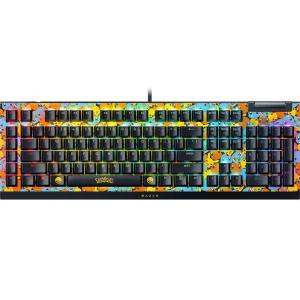 imageRazer BlackWidow V4 X Mechanical Gaming Keyboard Green Switches Tactile ampamp Clicky  6 Macro Keys  Chroma RGB  Doubleshot ABS Keycaps  Sound Dampening ampamp Stabilizers  Pokmon EditionPokmon Edition