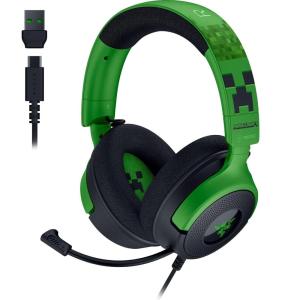 imageRazer Kraken V4 X Wired Gaming Headset 40 mm Drivers  Cardioid Mic  Memory Foam Cushions  Chroma RGB Lighting  Type C ampamp Type A Cable  for PC Mac PS5 Nintendo Switch  Pokmon EditionMinecraft Edition