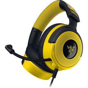 imageRazer Kraken V4 X Wired Gaming Headset 40 mm Drivers  Cardioid Mic  Memory Foam Cushions  Chroma RGB Lighting  Type C ampamp Type A Cable  for PC Mac PS5 Nintendo Switch  Pokmon EditionPokmon Edition