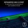 imageRazer Firefly V2 Pro Fully Illuminated RGB Gaming Mouse Mat Backlit Design  15 Zone Chroma Lighting  USB 20 Port  Detachable USB Type C Cable  Micro Textured Surface  Anti Slip BasePhantom Green