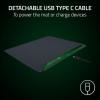 imageRazer Firefly V2 Pro Fully Illuminated RGB Gaming Mouse Mat Backlit Design  15 Zone Chroma Lighting  USB 20 Port  Detachable USB Type C Cable  Micro Textured Surface  Anti Slip BasePhantom Green