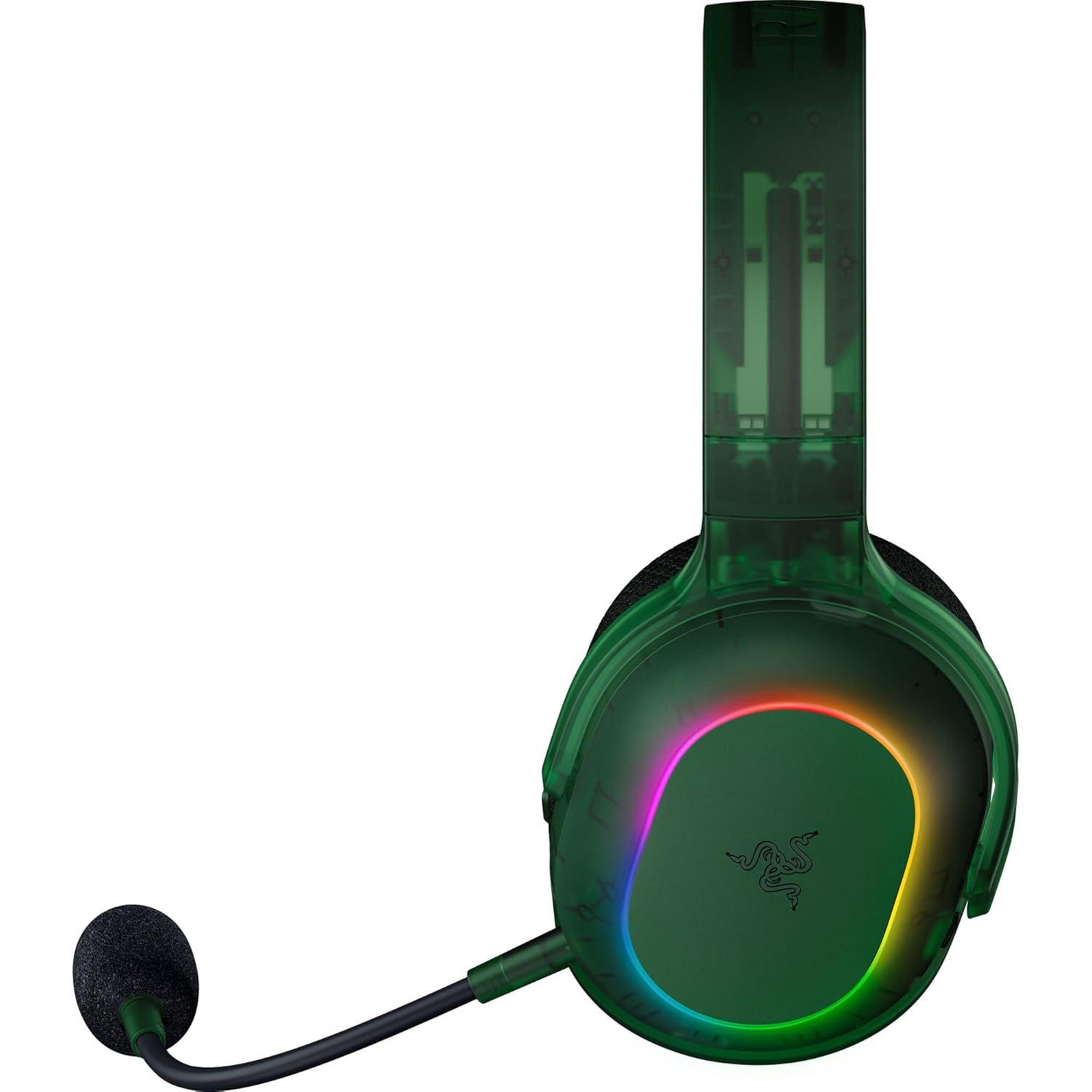 imageRazer Barracuda X Chroma Wireless Gaming Headset 24GHz Wireless ampamp Bluetooth  Lightweight  RGB  40mm Drivers  Cardioid Mic  70 Hr Battery  for PC Mac PS5 Switch Smartphone  Phantom Green