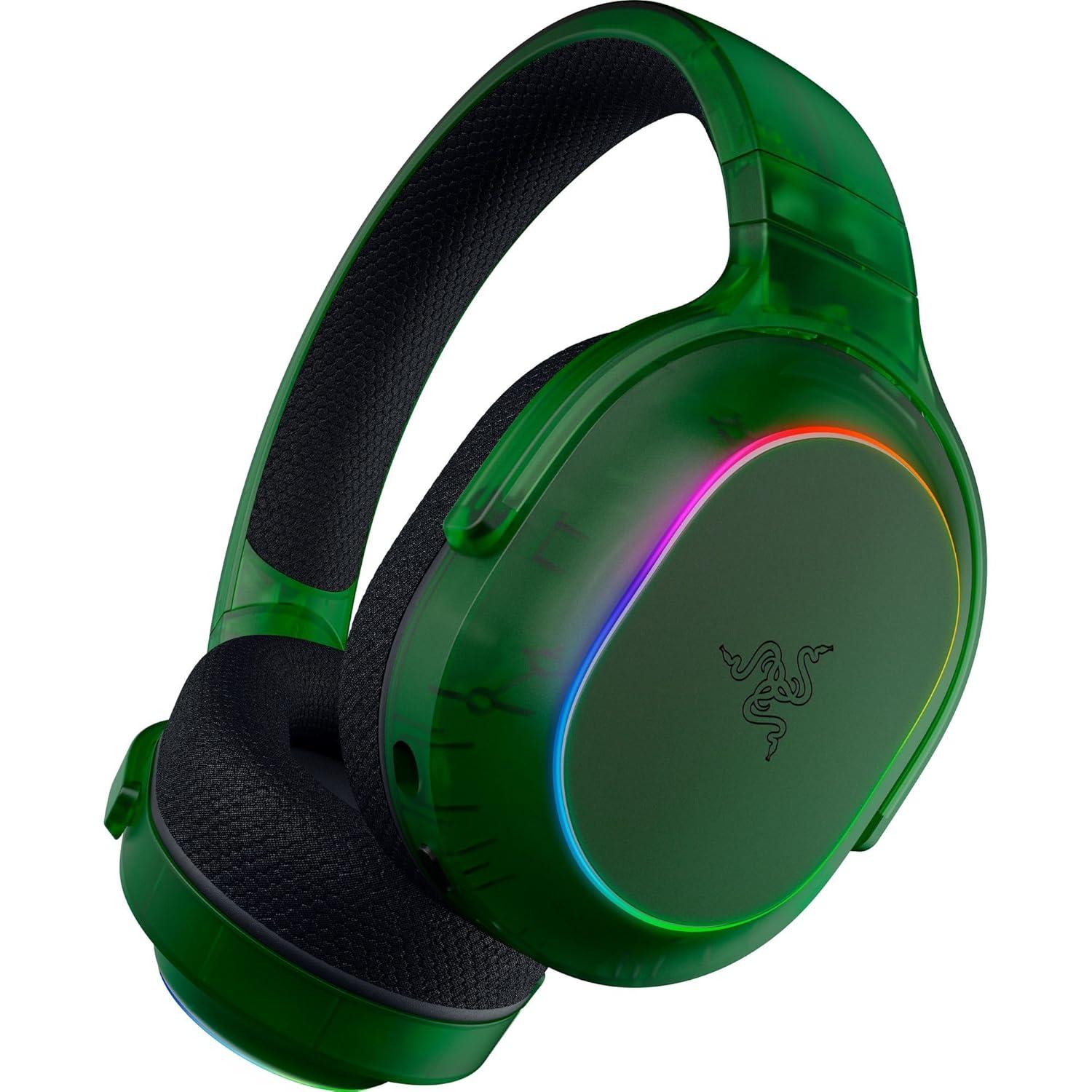 imageRazer Barracuda X Chroma Wireless Gaming Headset 24GHz Wireless ampamp Bluetooth  Lightweight  RGB  40mm Drivers  Cardioid Mic  70 Hr Battery  for PC Mac PS5 Switch Smartphone  Phantom Green