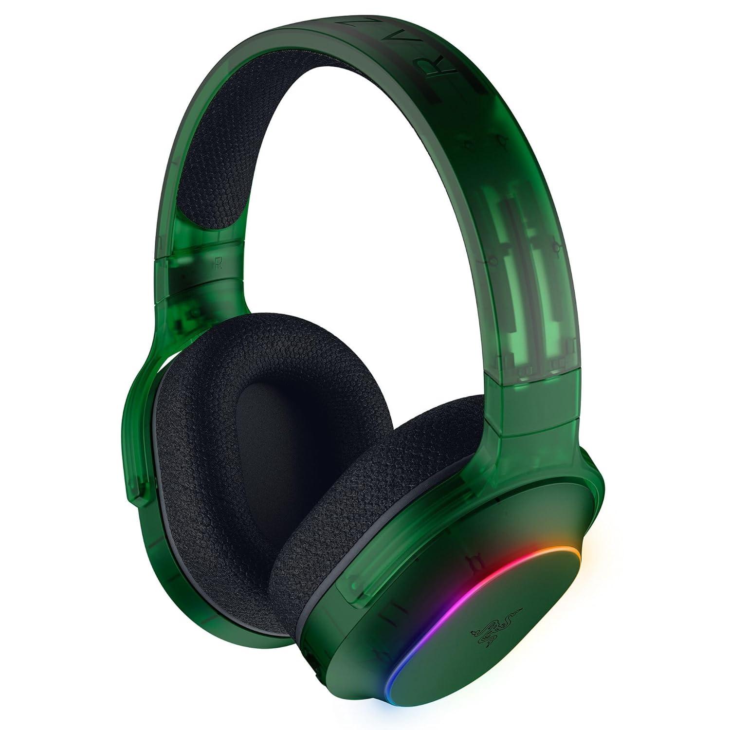imageRazer Barracuda X Chroma Wireless Gaming Headset 24GHz Wireless ampamp Bluetooth  Lightweight  RGB  40mm Drivers  Cardioid Mic  70 Hr Battery  for PC Mac PS5 Switch Smartphone  Phantom Green