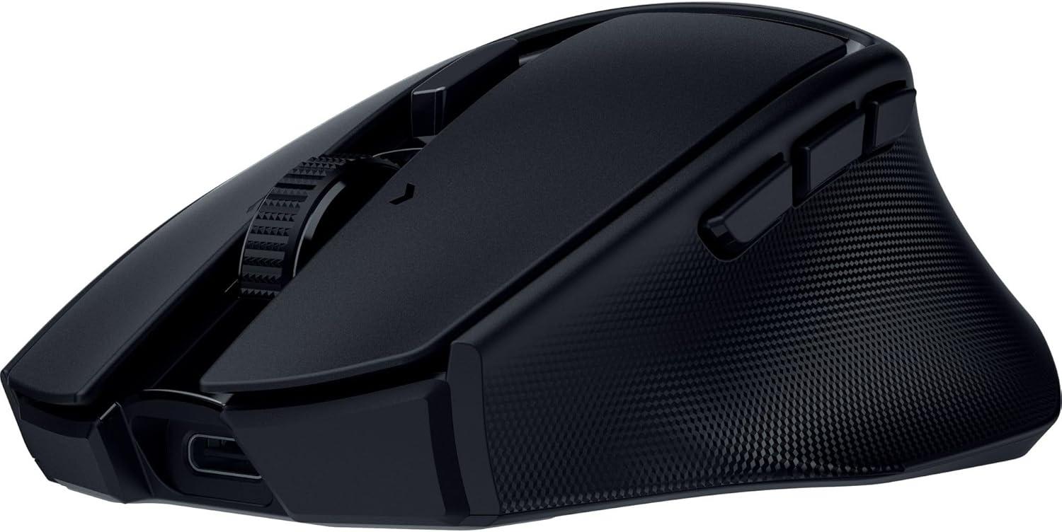 imageRazer Basilisk Mobile Portable Ergonomic Wireless Gaming Mouse 10 Programmable Controls HyperScroll  Optical Switches Gen3  Long Battery Life  AI Prompt  24 GHz Bluetooth USB C