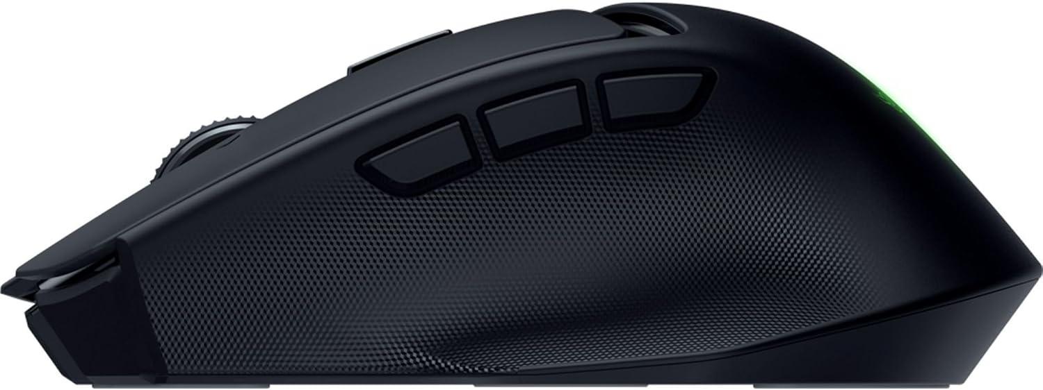imageRazer Basilisk Mobile Portable Ergonomic Wireless Gaming Mouse 10 Programmable Controls HyperScroll  Optical Switches Gen3  Long Battery Life  AI Prompt  24 GHz Bluetooth USB C
