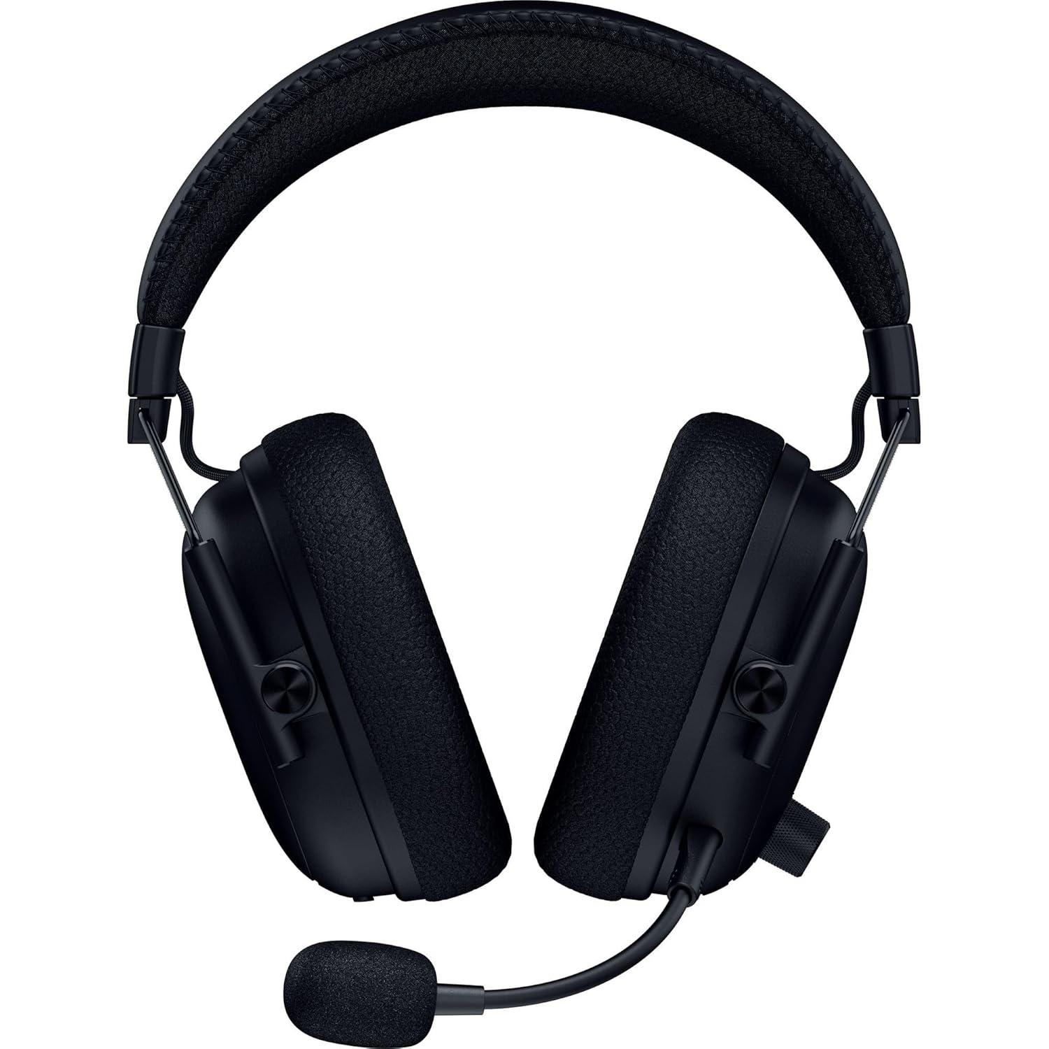 imageRazer BlackShark V3 Pro Wireless ANC Gaming Headset for PC Full Band Mic  50mm Drivers  24 GHz Bluetooth USB 35mm  Works with Mac PS5 Nintendo Switch Smartphone  70 Hr Battery  Black