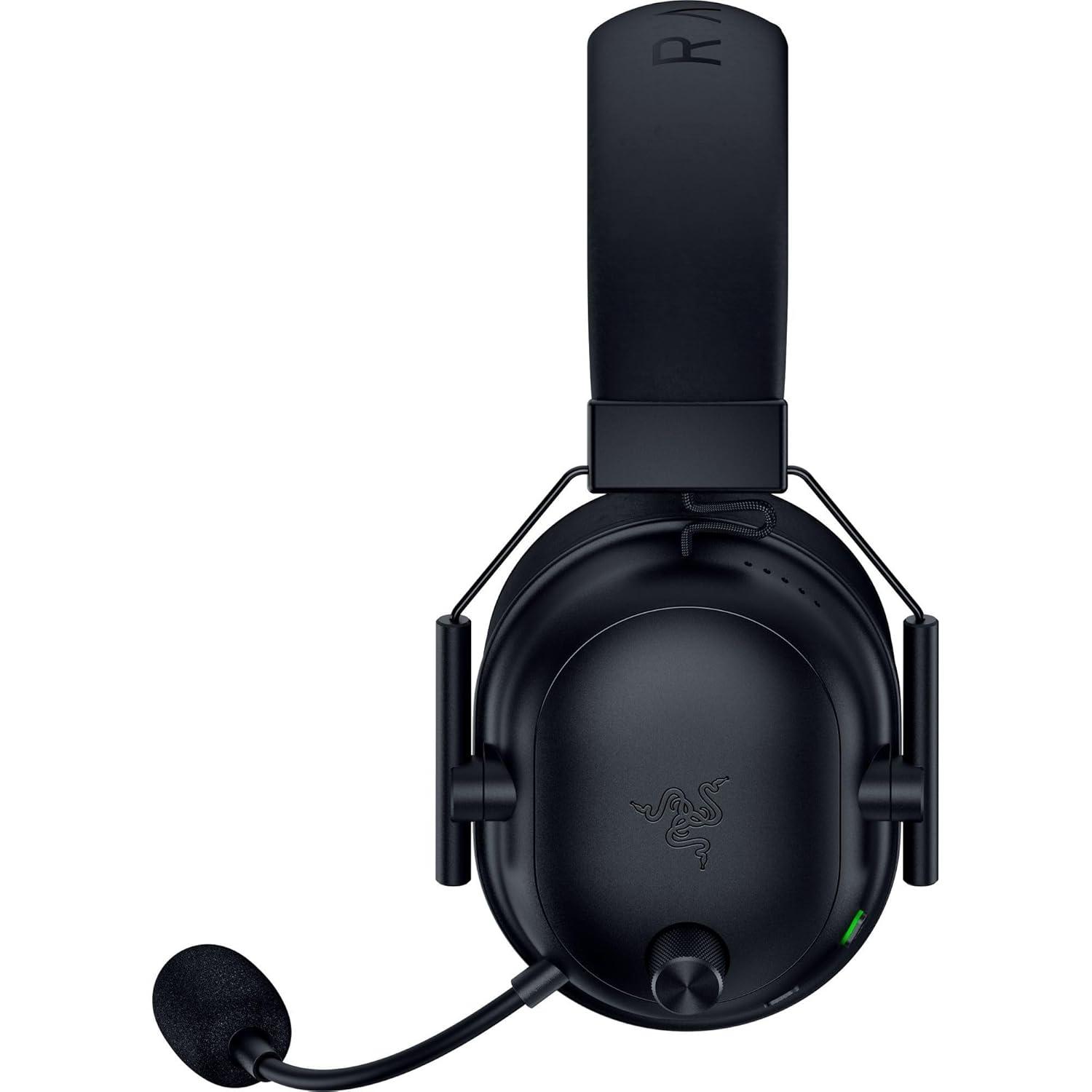 imageRazer BlackShark V3 Wireless Gaming Headset for PC 50mm Drivers  Super Wideband Mic  24 GHz Bluetooth USB  Works with Mac PS5 Nintendo Switch Smartphone  70 Hr Battery  Black