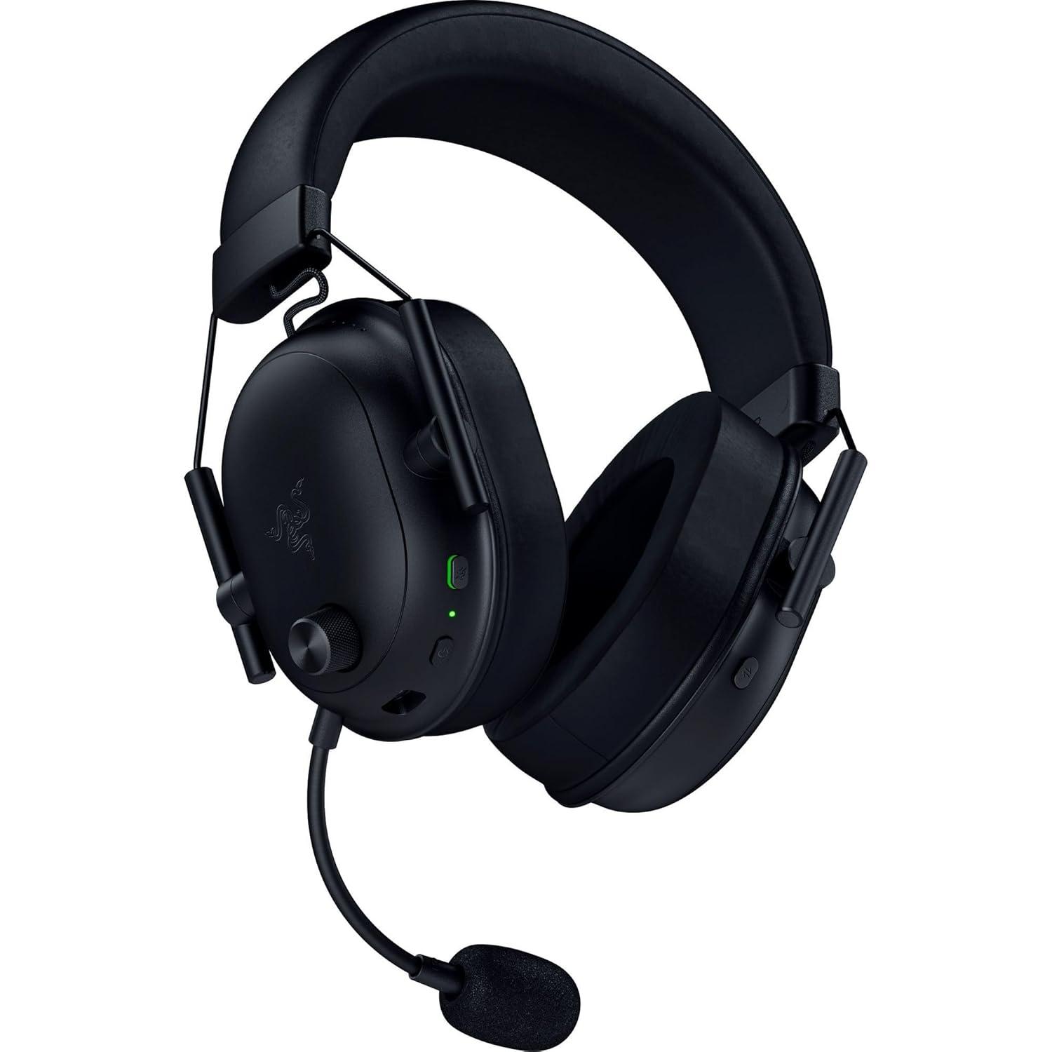 imageRazer BlackShark V3 Wireless Gaming Headset for PC 50mm Drivers  Super Wideband Mic  24 GHz Bluetooth USB  Works with Mac PS5 Nintendo Switch Smartphone  70 Hr Battery  Black