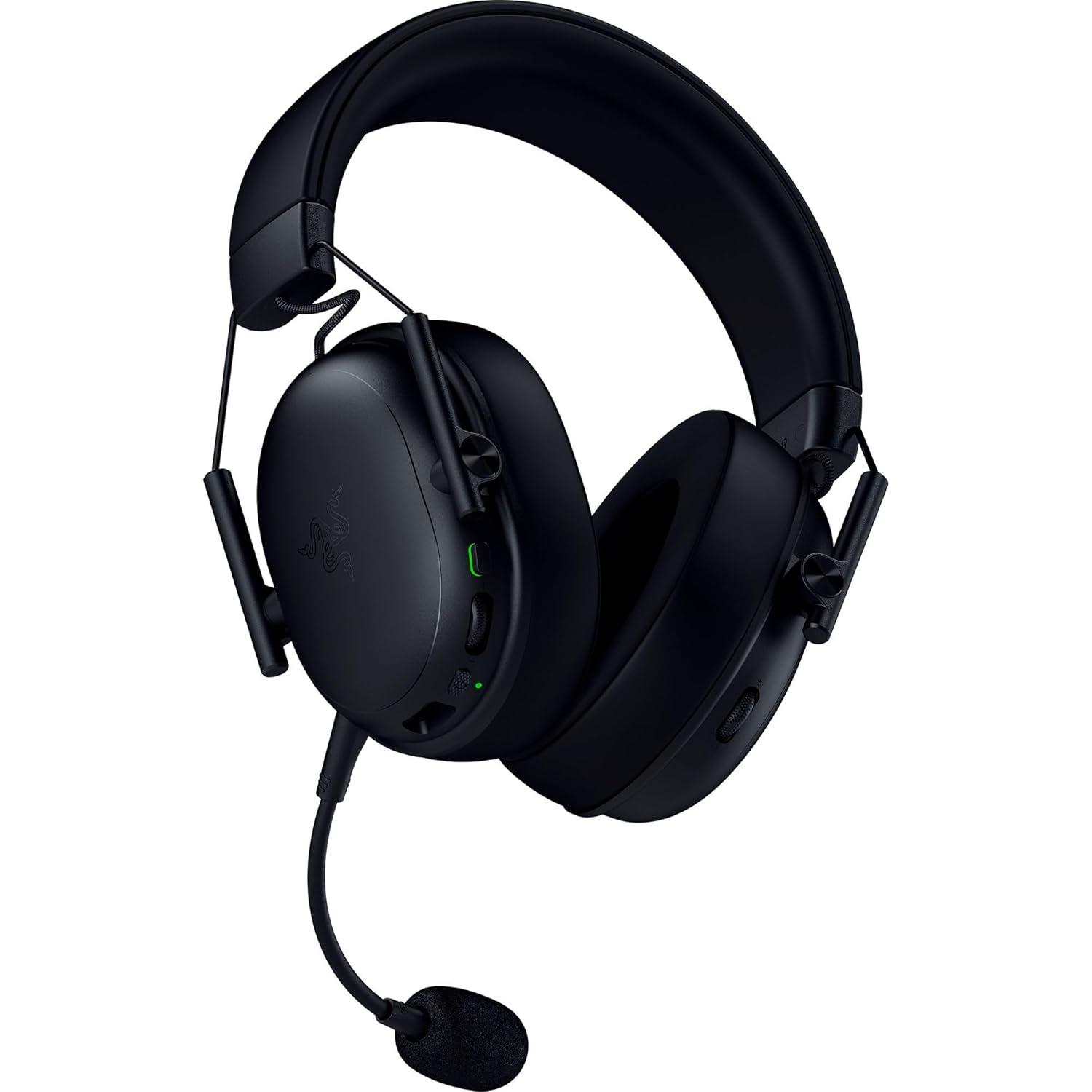 imageRazer BlackShark V3 X HyperSpeed Wireless Gaming Headset for PC 50mm Drivers  Cardioid Mic  24 GHz Bluetooth USB  Works with Mac PS5 Nintendo Switch Smartphone  70 Hr Battery  Black