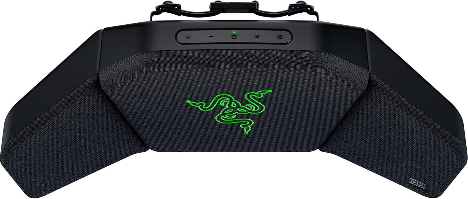 imageRazer Clio Wireless Speaker Head Cushion THX Spatial Audio Enabled  Integrated Near Field Dual Speakers  Multiple Audio Setups  Two 43 mm Full Range Drivers  Aluminum Cone  Bluetooth ampamp USB C