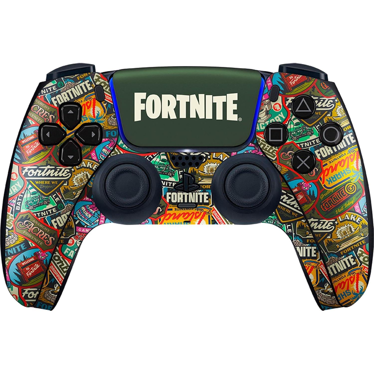 imageRazer Fortnite Console Skin PlayStation 5  PS5 Digital  Full Wrap  Premium 3M Cast Vinyl  Scratch Protection  Unique Designs ampamp Finishes  Easy Application  Battle BusLandscape 3